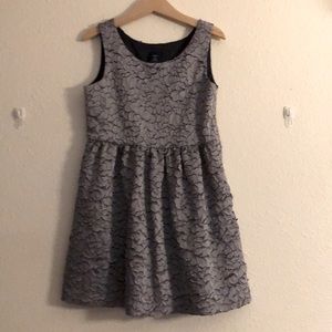 Grey/silver GAP tank dress, size 6-7